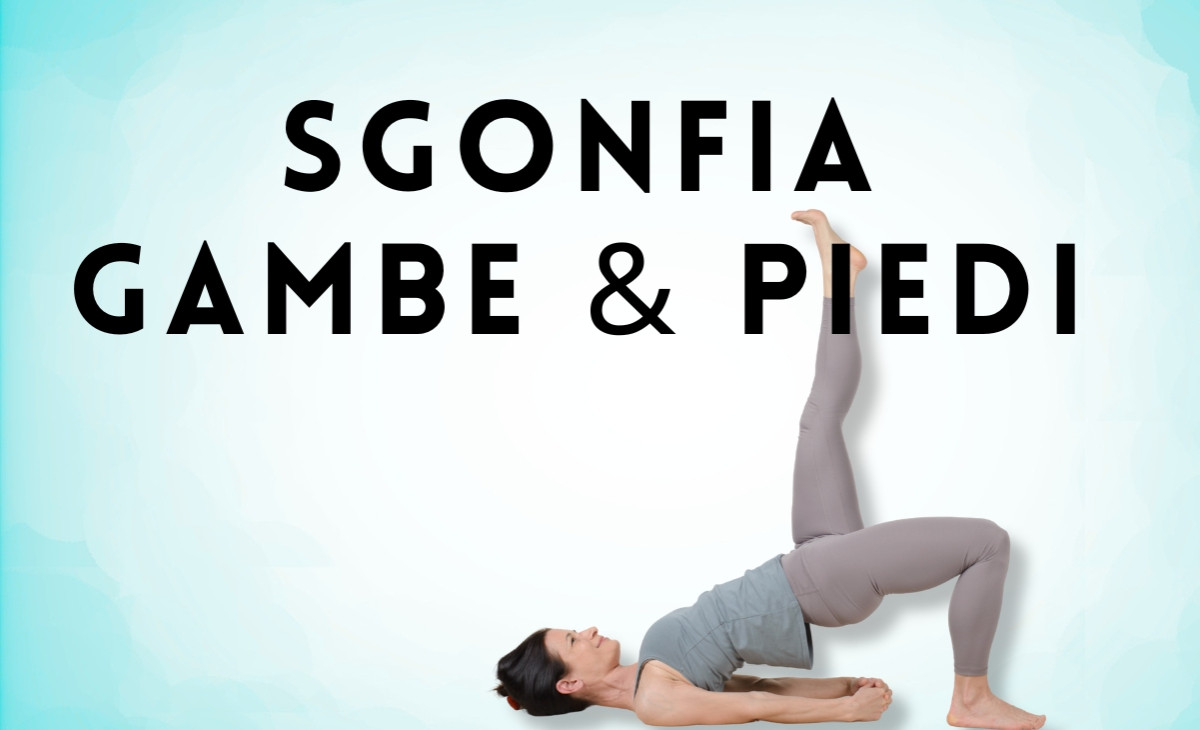 Gambe pesanti e piedi gonfi? 3 esercizi yoga per drenare (per principianti)