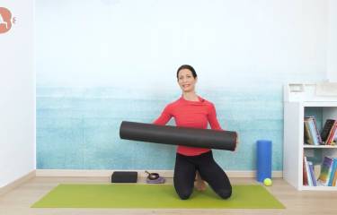 Pratica con il rullo lungo - Yoga e Automassaggio
